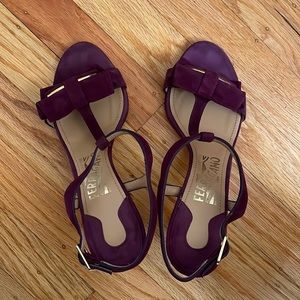 Ferragamo heels made in Italy size 6
